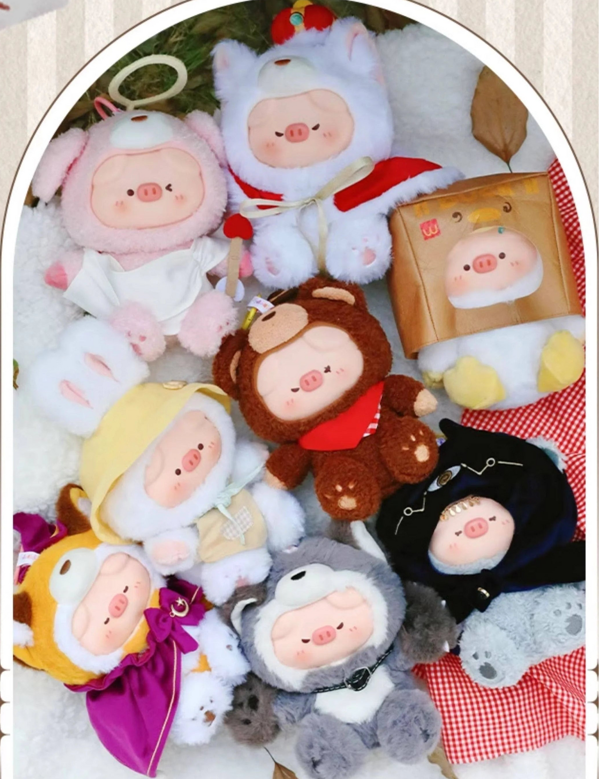 Pikopig Mysterious Preview Letter Series Vinyl Plush Blind Box