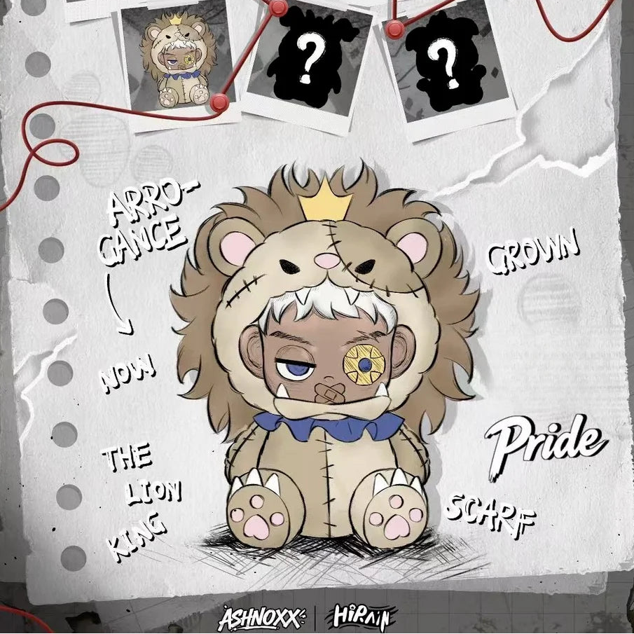 ASHNOXX Ash: The Seven Divine Melodies Series Plush Blind Box
