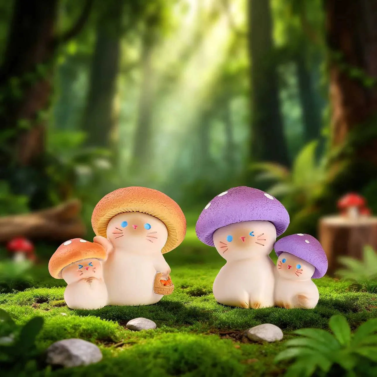 Mushroom Meow Fantasy Little Forest Series Blind Box