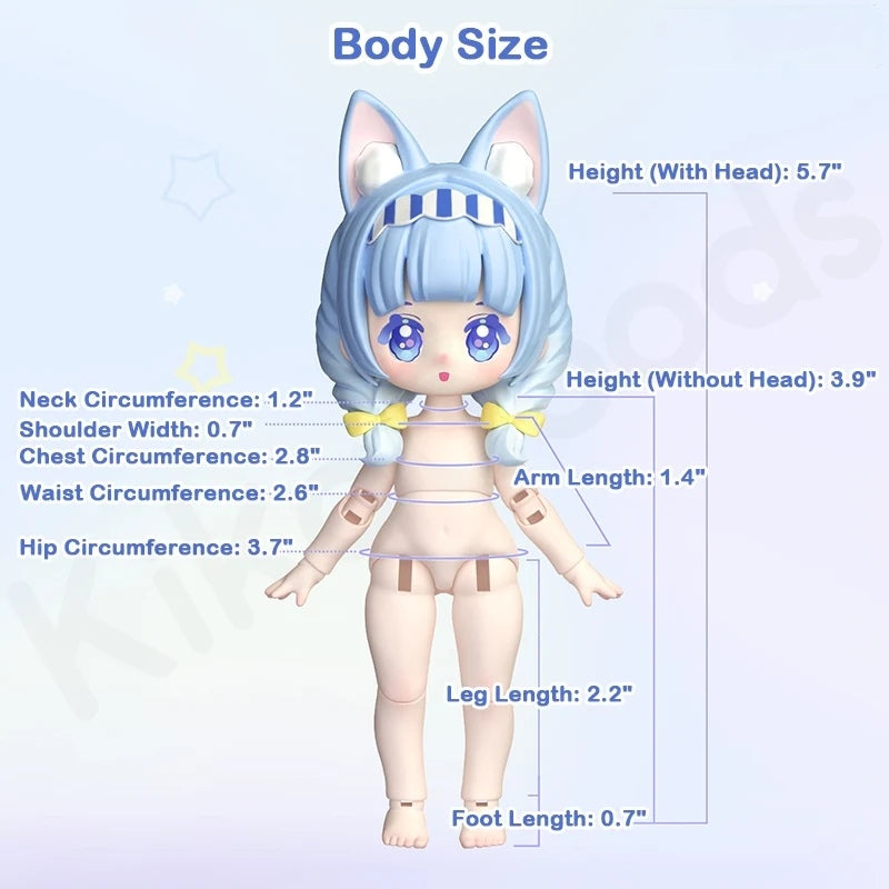 Nyzaii Sweet Imagination Series 1/12 Action Figure BJD Blind Box