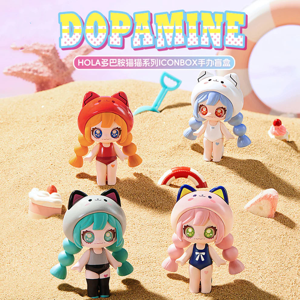 HOLA Dopamine Cat Mini Figure Series Blind Box