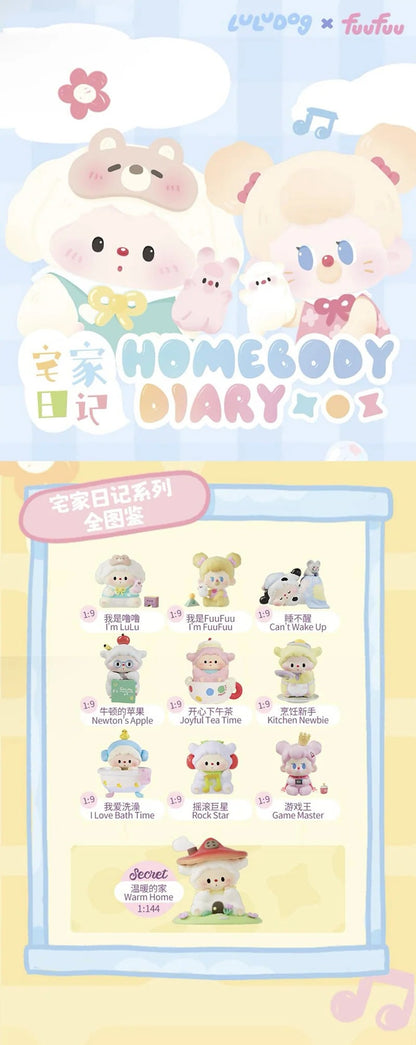 LULUDOG × FuuFuu Homebody Diary Series Blind Box