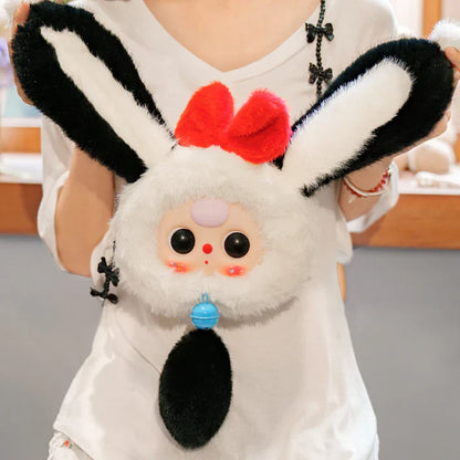 Baby Three Lucky Rabbit Plush Zipper Bag