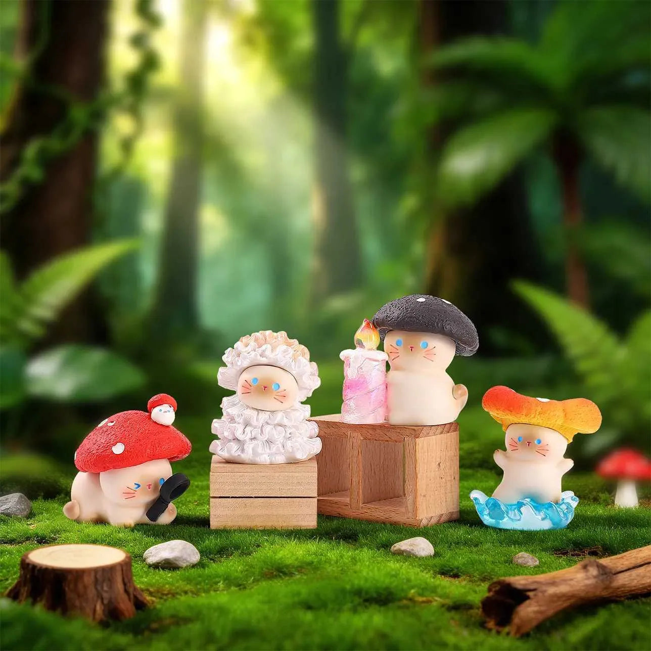 Mushroom Meow Fantasy Little Forest Series Blind Box