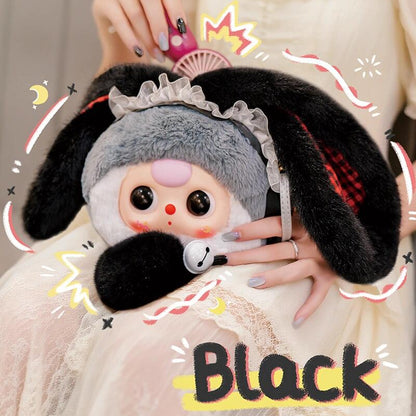 Baby Three Lucky Rabbit Plush Zipper Bag