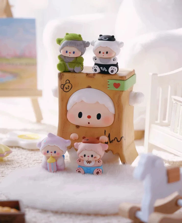 LULUDOG’S Baby Fete Series Mini Beans Figures