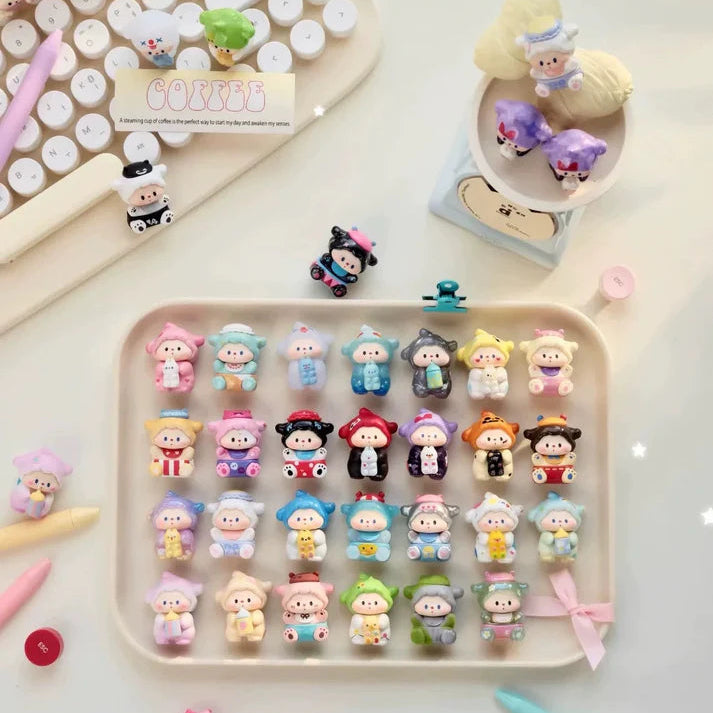 LULUDOG’S Baby Fete Series Mini Beans Figures