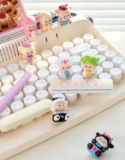 LULUDOG’S Baby Fete Series Mini Beans Figures