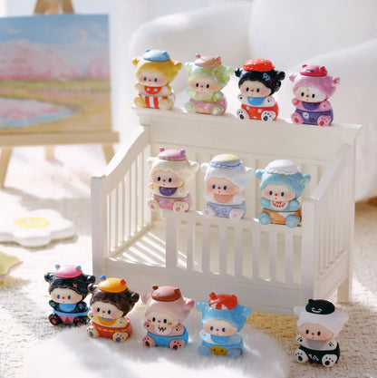 LULUDOG’S Baby Fete Series Mini Beans Figures