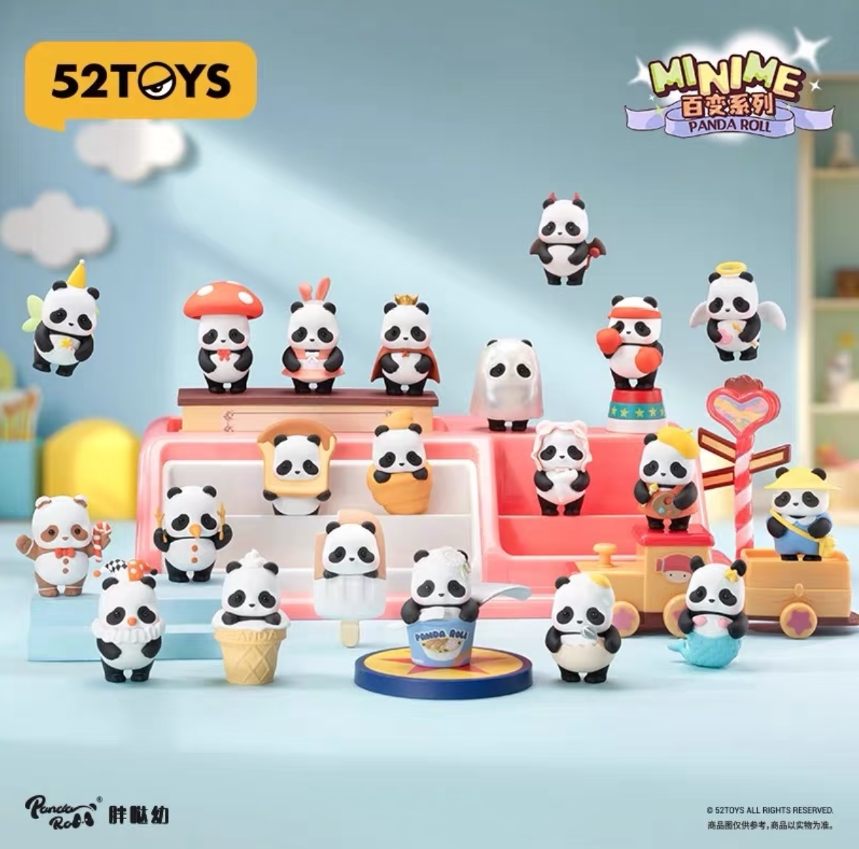 Panda Roll Minime Dress-up Series