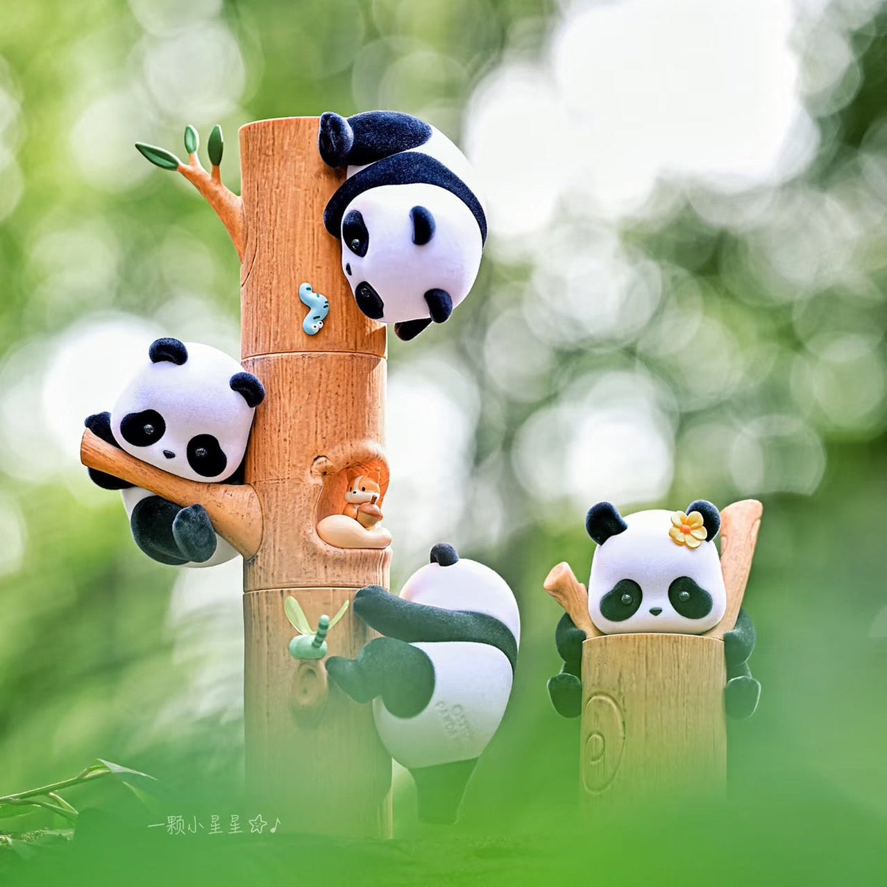 Panda Roll Tree-Climbing Pandas Series PVC Figures Blind Box
