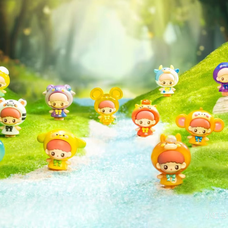 Twinkle Twins Swallowing Shining 12 Zodiac Mini Bean Blind Box