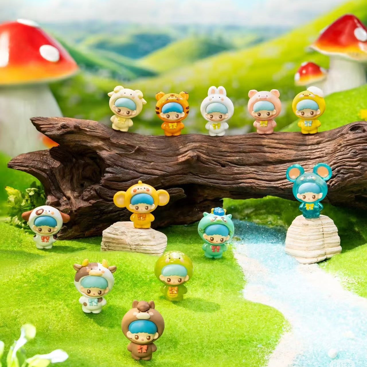 Twinkle Twins Swallowing Shining 12 Zodiac Mini Bean Blind Box