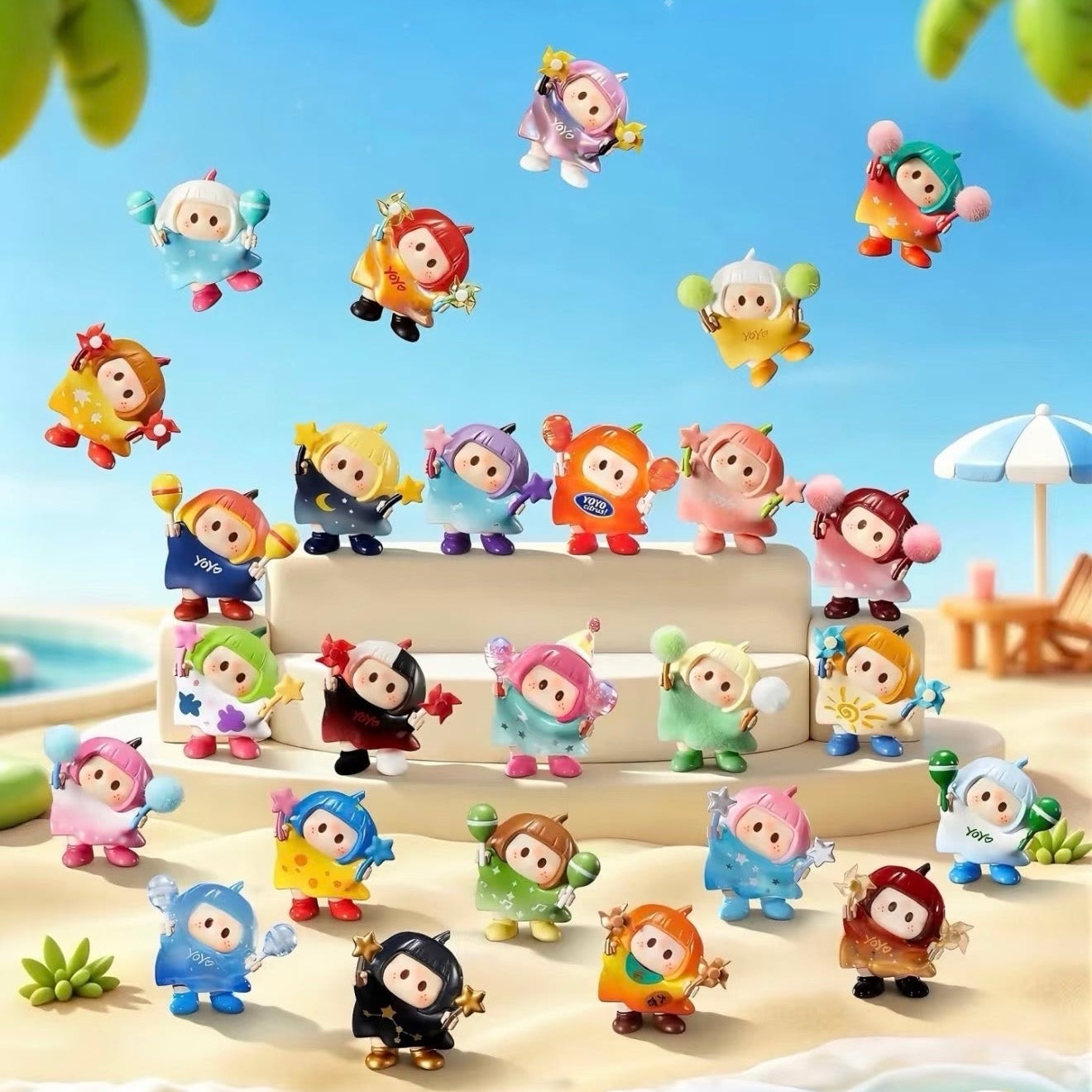 YOYO Tilted Head Collection S2 Series Figure Blind Box