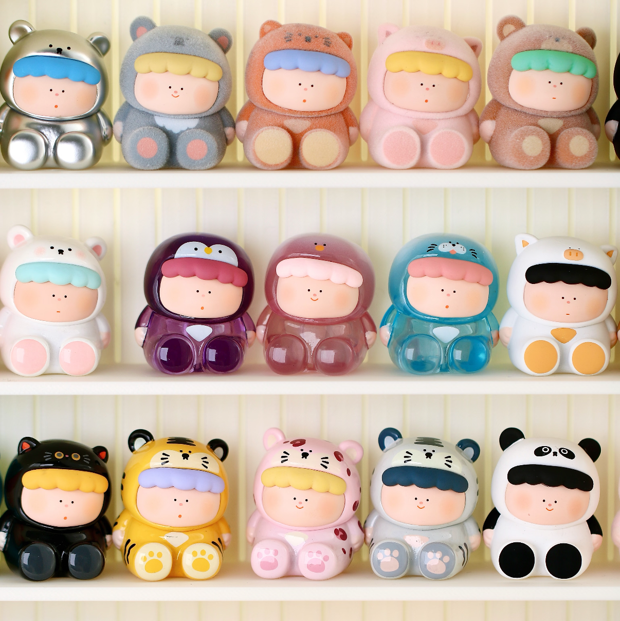 BIG GALLERY "Curious Baby" Cute Animal Baby Series Beans Blind Bag
