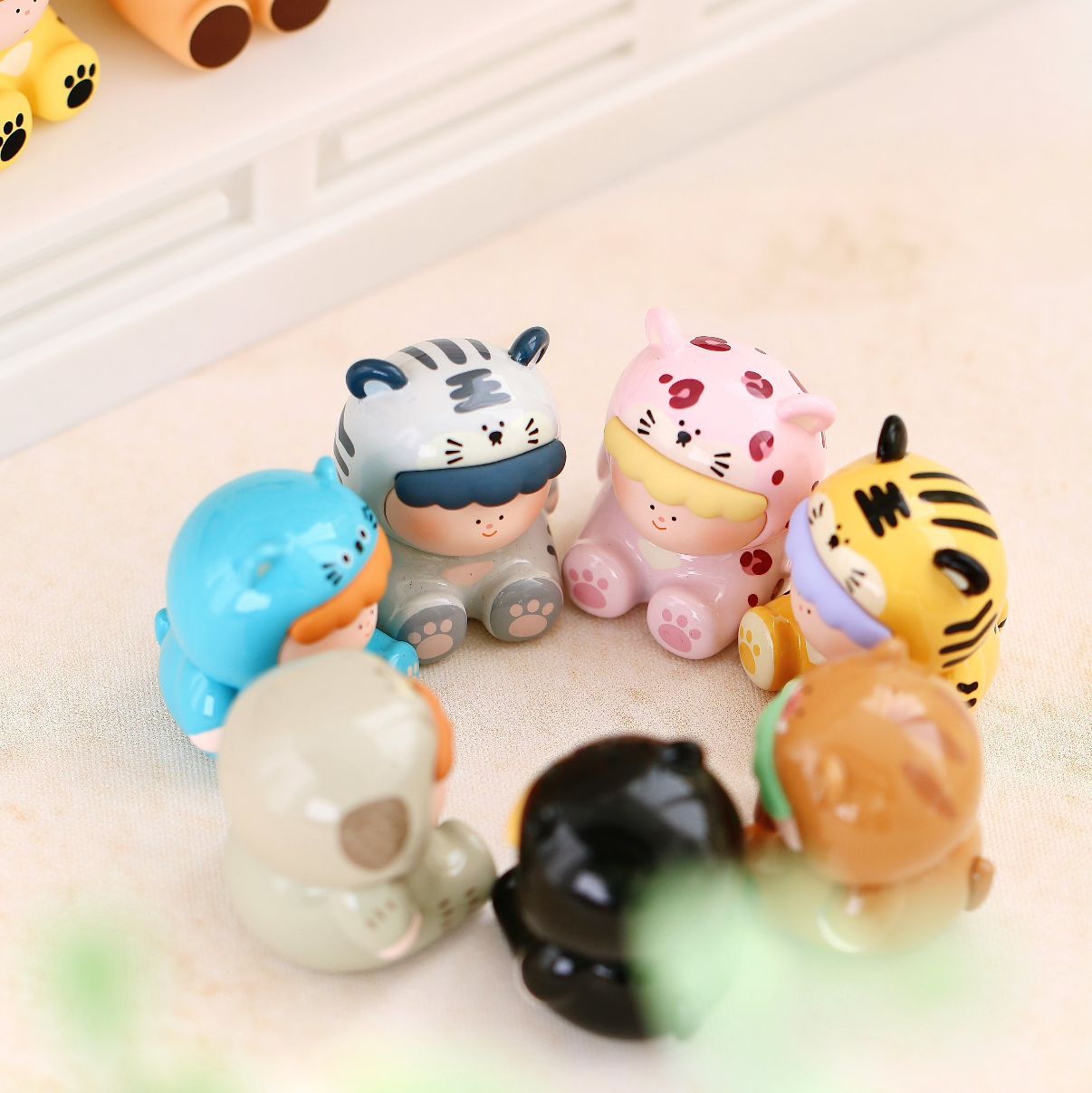 BIG GALLERY "Curious Baby" Cute Animal Baby Series Beans Blind Bag