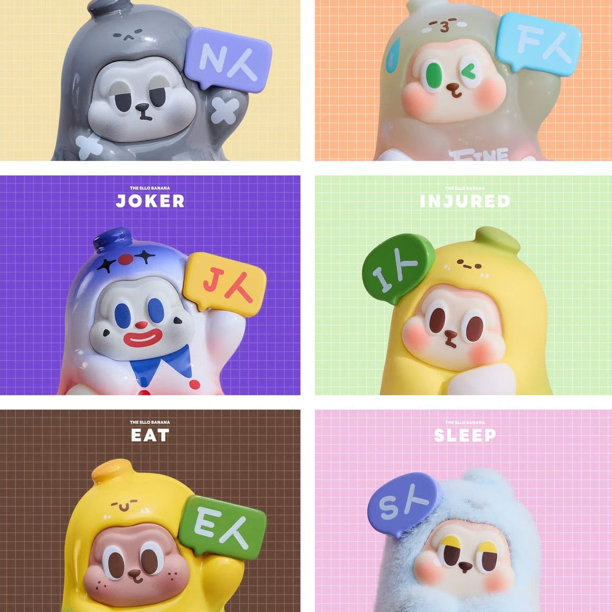 The Sllo Banana Mini Bean Series Blind Bag