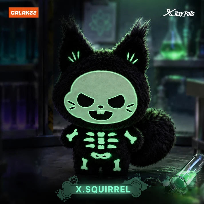 X-RAY PALS Glow in the Dark Series Plush Pendant Blind Box