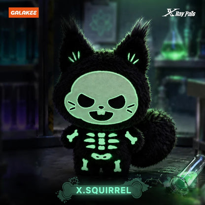 X-RAY PALS Glow in the Dark Series Plush Pendant Blind Box