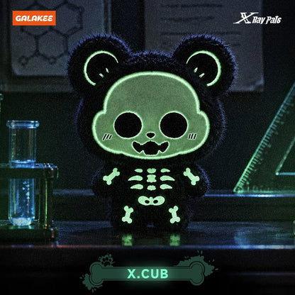 X-RAY PALS Glow in the Dark Series Plush Pendant Blind Box