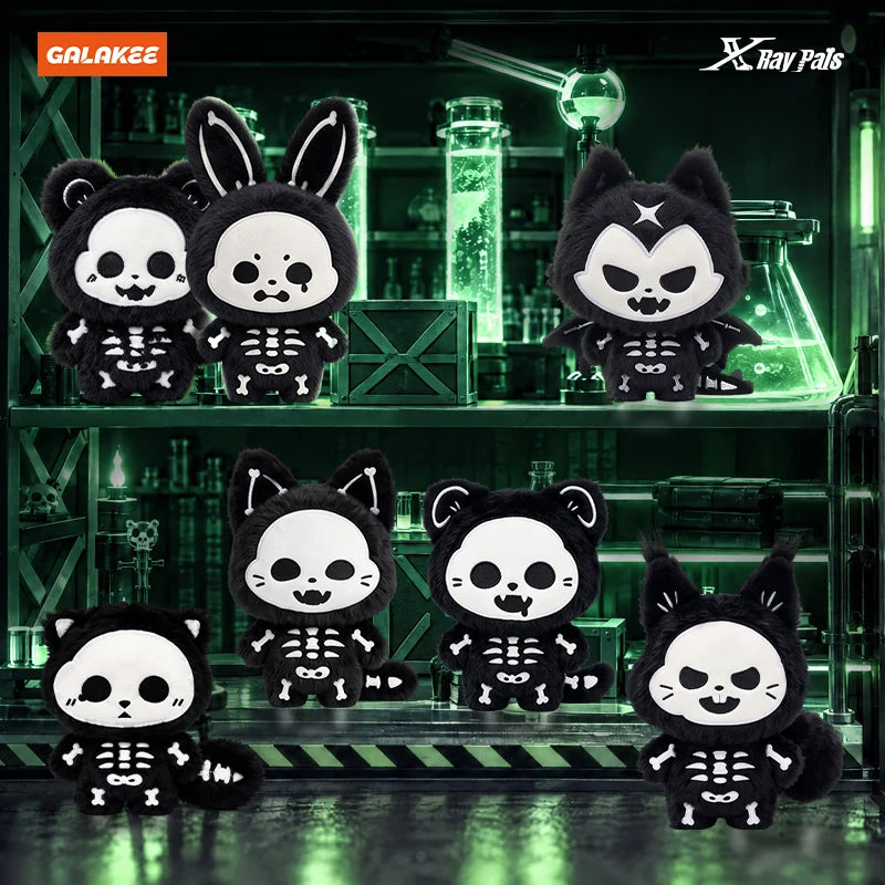 X-RAY PALS Glow in the Dark Series Plush Pendant Blind Box