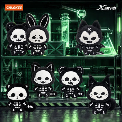 X-RAY PALS Glow in the Dark Series Plush Pendant Blind Box