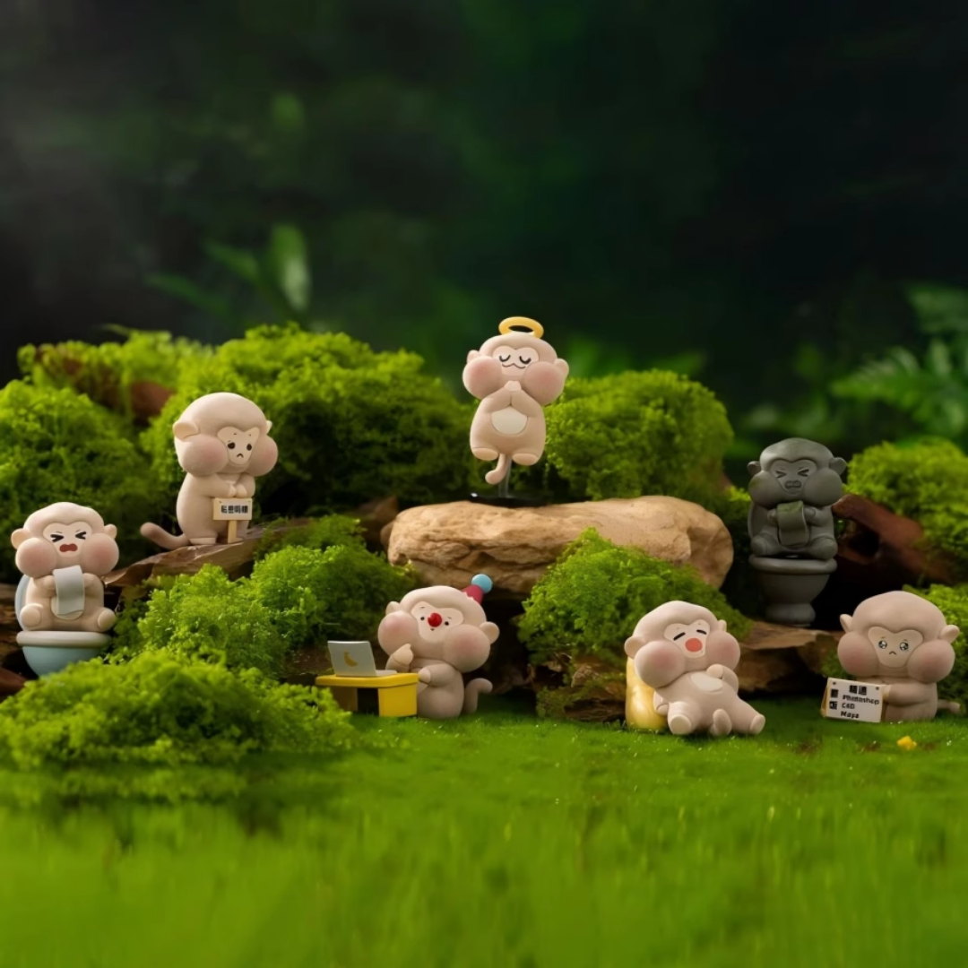 Plzdot X Peachy Monkey Diagnosed As Malo Series Blind Box