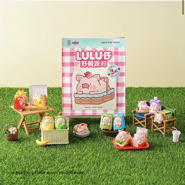 LuLu Piggy Picnic Party Blind Bag Mini Figures