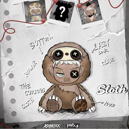 ASHNOXX Ash: The Seven Divine Melodies Series Plush Blind Box
