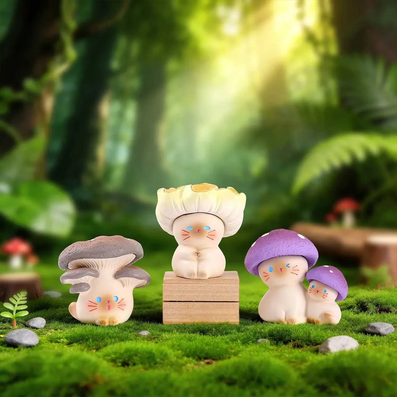 Mushroom Meow Fantasy Little Forest Series Blind Box