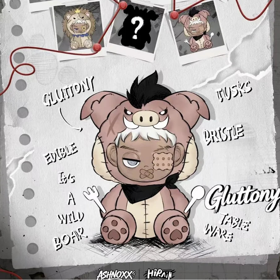 ASHNOXX Ash: The Seven Divine Melodies Series Plush Blind Box