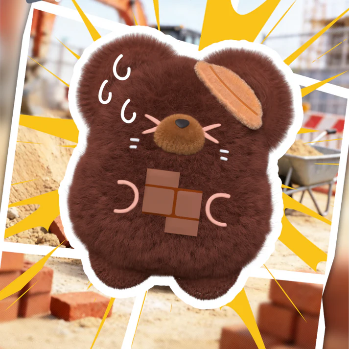 Chichi's All-out Devotion Series Plush Fridge Magnet Blind Box