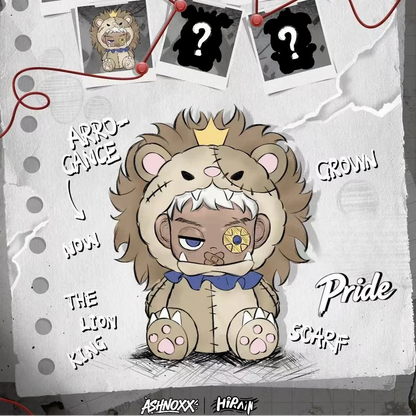 ASHNOXX Ash: The Seven Divine Melodies Series Plush Blind Box