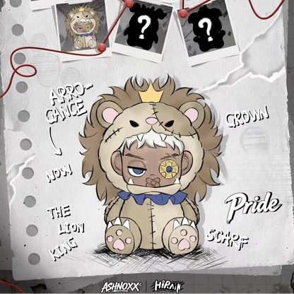 ASHNOXX Ash: The Seven Divine Melodies Series Plush Blind Box