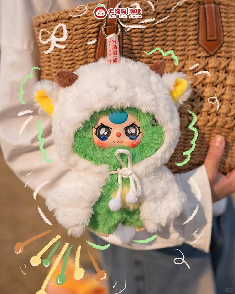 베이비 쓰리, 난 전사가 아니야 시리즈 봉제인형 블라인드 박스 