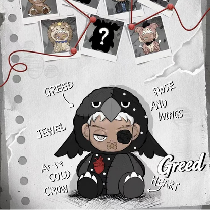 ASHNOXX Ash: The Seven Divine Melodies Series Plush Blind Box