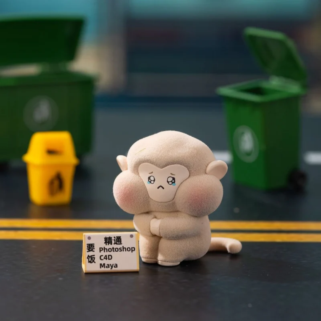 Plzdot X Peachy Monkey Diagnosed As Malo Series Blind Box