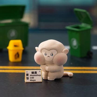 Plzdot X Peachy Monkey Diagnosed As Malo Series Blind Box