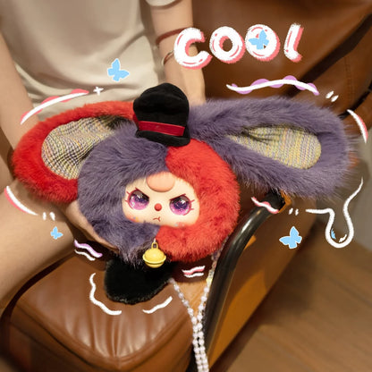 Baby Three Lucky Rabbit Plush Zipper Bag