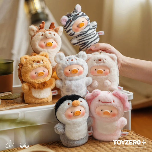 LuLu the Piggy Animal Party 2 Cutest Butler Series Plush Keychain Blind Box