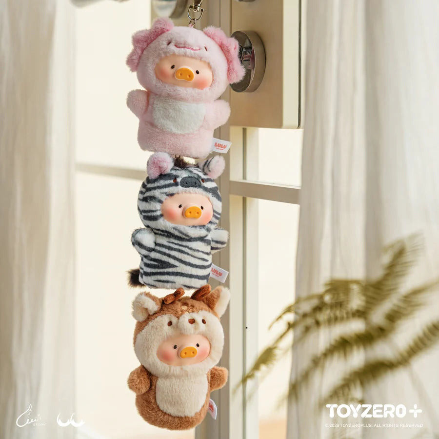 LuLu the Piggy Animal Party 2 Cutest Butler Series Plush Keychain Blind Box