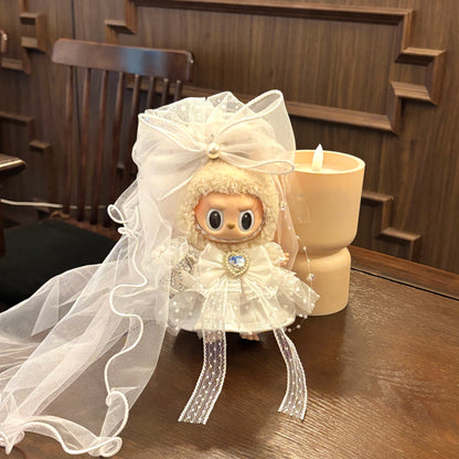 17cm 라부부 웨딩드레스 &amp; 정장 봉제인형 (예약 판매)