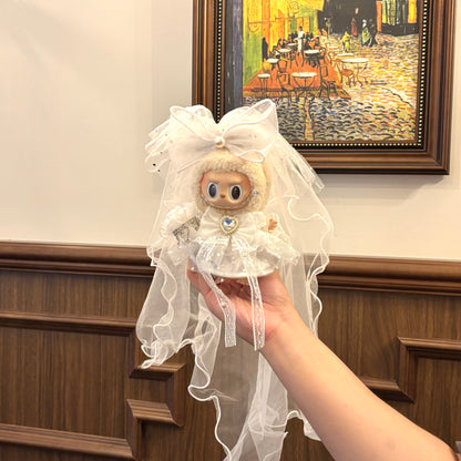 17cm 라부부 웨딩드레스 &amp; 정장 봉제인형 (예약 판매)