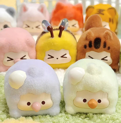 RABBIT KIKI Flocked Baby Animals Series Blind Box