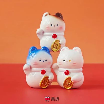 MeiChai-Chinese Zodiac Animals Bring Wealth Mini Bean Blind Bag