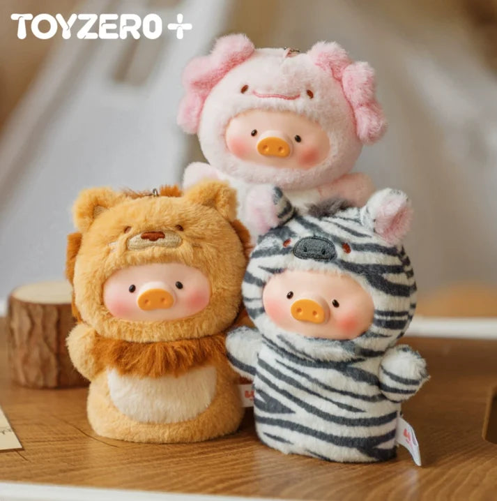 LuLu the Piggy Animal Party 2 Cutest Butler Series Plush Keychain Blind Box