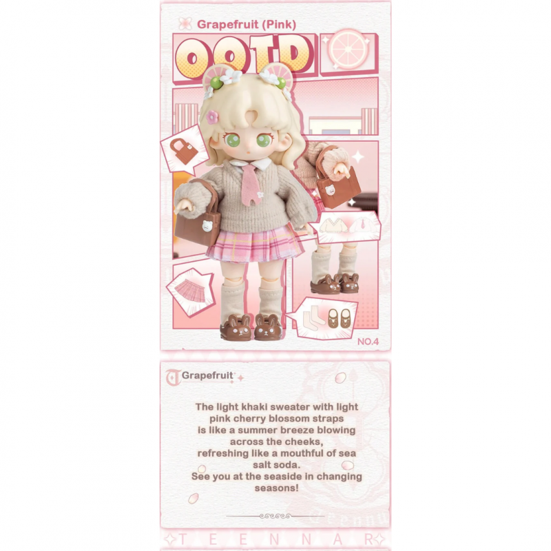 Simontoys Teennar Strawberry Pink Early Summer Series Blind Box